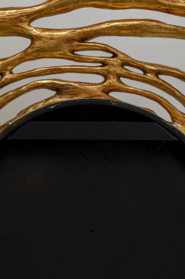 KARE Design Wandspiegel Twiggy Gold Ø121cm