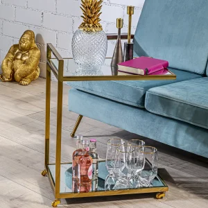 KARE Design Waterglas Diamond Goud Rim