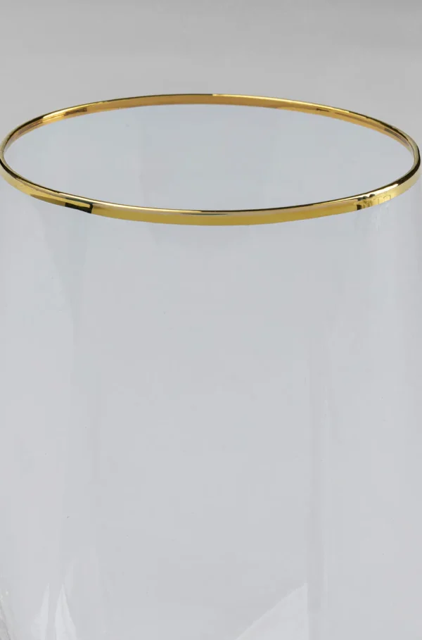 KARE Design Waterglas Diamond Goud Rim