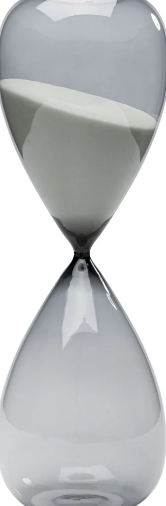 KARE Design Zandloper Timer Black 43cm