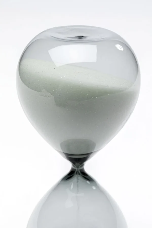 KARE Design Zandloper Timer Black 20cm